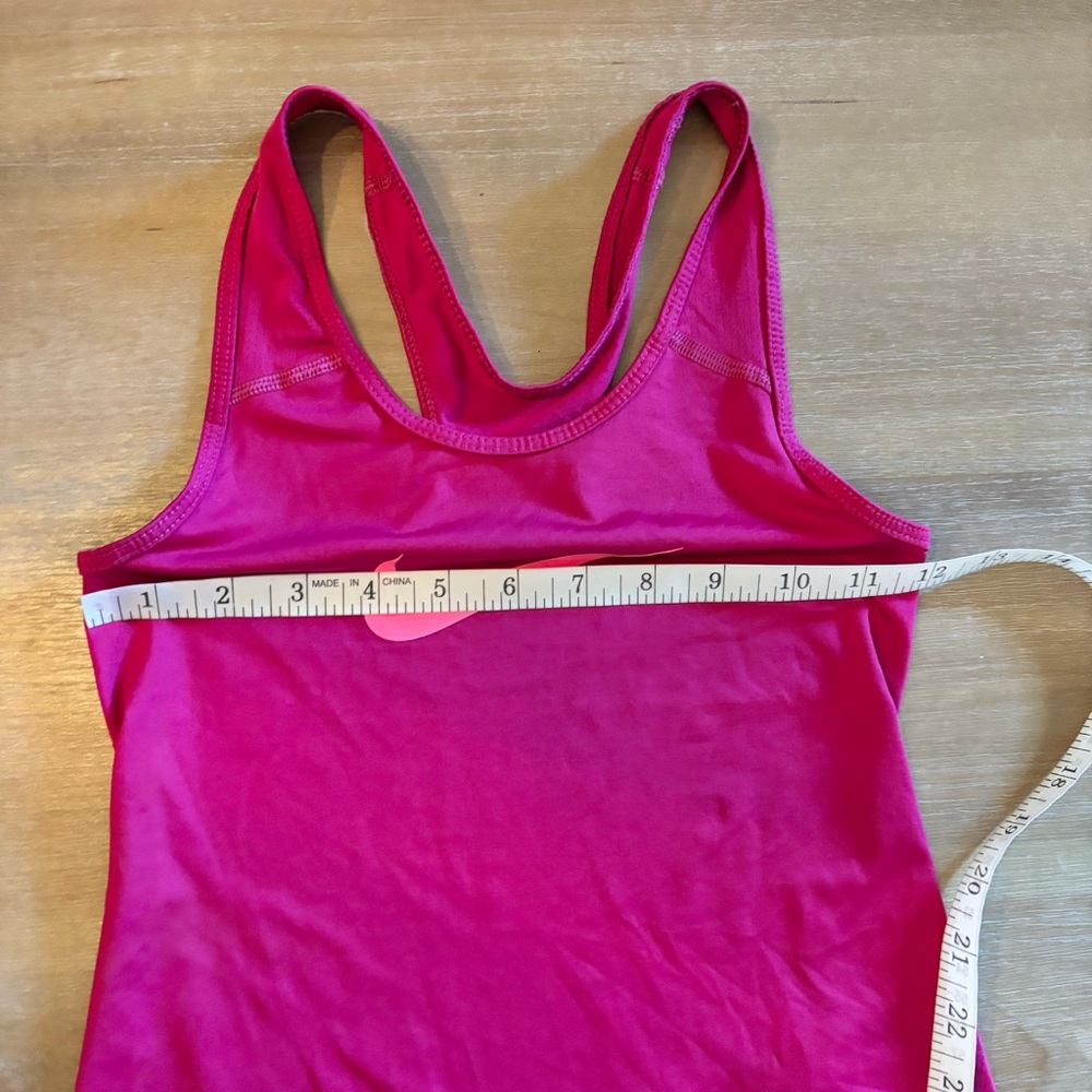 Nike Pro Cool Youth Girls' Racerback Training Tank Top, Fuchsia, XS - Picture 6 of 6